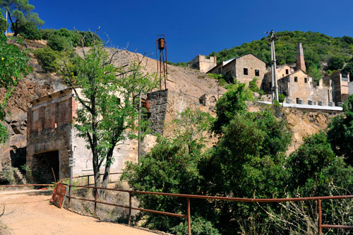 Former mining facilities of the Mineria su Zurfuru