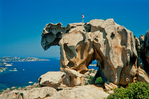 the Bear Rock at Capo d'Orso