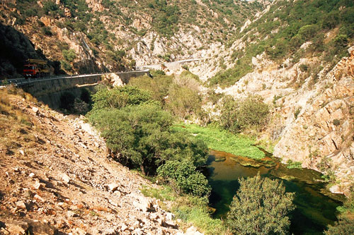 in der Schlucht Gola di Cannas