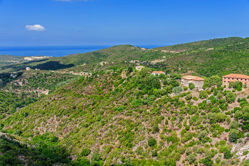 Ingurtosu, Blick zur Costa Verde