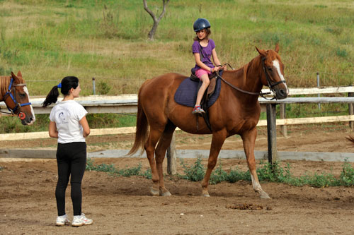 Riding course for children