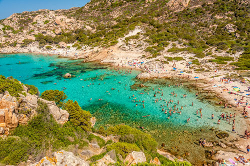 Isola Spargi, Cala Corsara