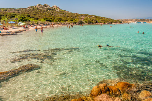 Isola Budelli, Spiaggia Cavaliere