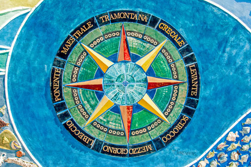 The Sardinian wind rose