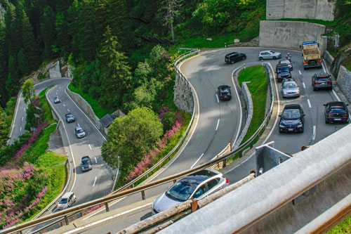 At the Maloja Pass