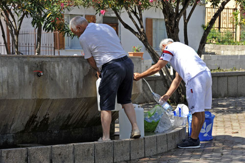 Water fresh from the well