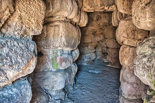 Nuraghe Erismanzanu, Innenraum