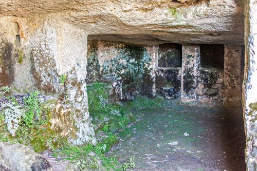 Rock tomb at Ossi