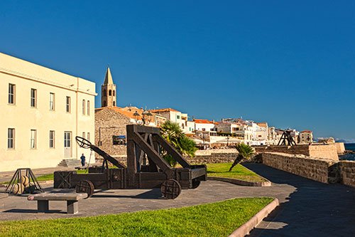 Alghero, catapult