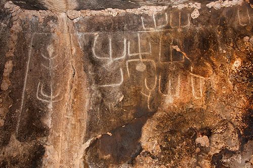 Sas Concas Necropolis, petroglyphs